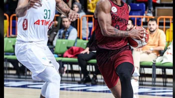 Gaziantep Basketbol, Konya'da son saniyelerde kaybetti 78-76